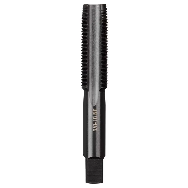 Milwaukee 5/8‑18 Fine Thread Straight Flute Plug Tap – Heavy‑Duty HCS
