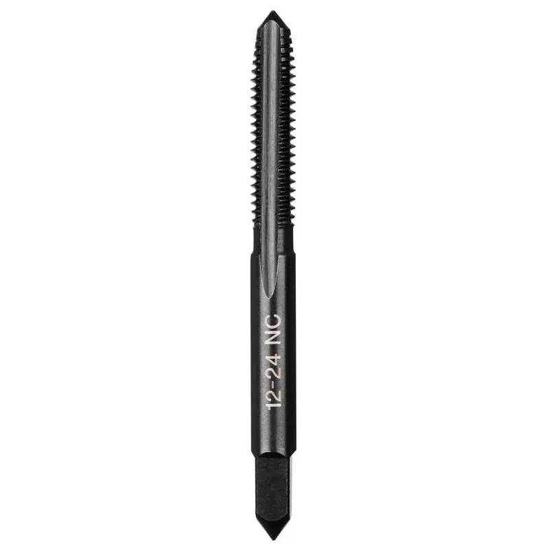 Milwaukee High‑Carbon Steel Straight Plug Tap 12‑24 NC – Premium SAE Threading Tool