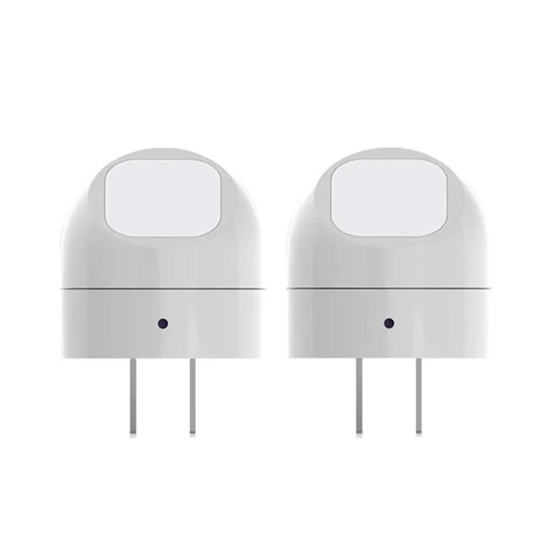 Globe Electric Plug‑In LED Nightlight With Motion Sensor – 2‑Pack White