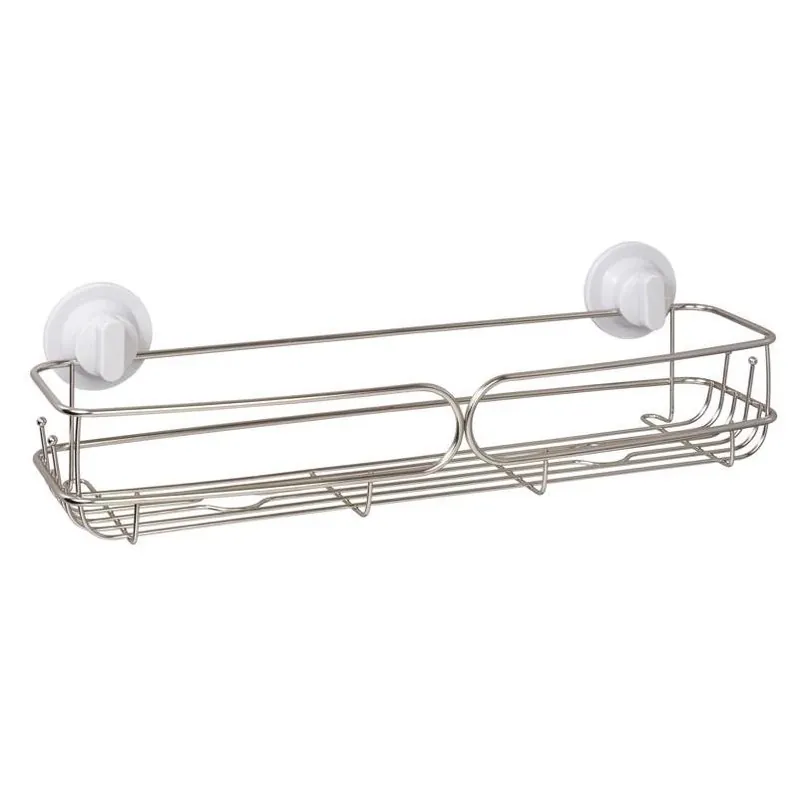 Zenna Home Stainless Steel Shower Basket – 4.5" H X 18" W X 5" L