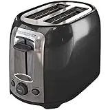 Black & Decker Tr1278b 2-slice Toaster In Black And Silver
