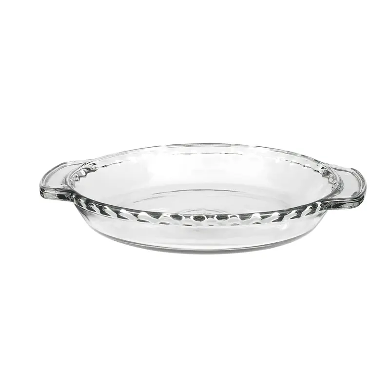 Anchor Hocking 9-1/2 In. W X 9-1/2 In. L Deep Pie Dish Clear