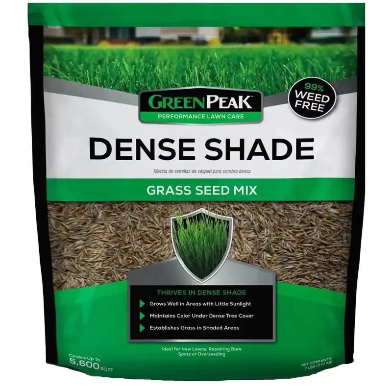 GreenPeak 7‑lb Mixed Shade‑Tolerant Grass Seed – Covers Up To 5,600 sq ft