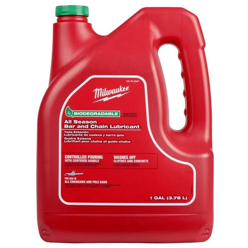 Milwaukee Biodegradable Bar & Chain Oil – 1‑Gallon Eco‑Friendly Lubricant