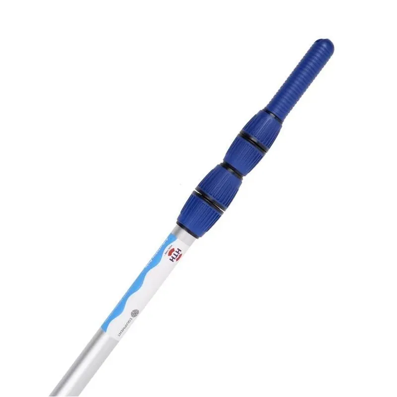 HTH 15‑Foot Telescoping Pool Pole – Adjustable 3‑Section Cleaning Tool