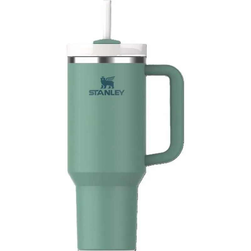 Stanley Quencher H2.0 FlowState 40‑oz Spring‑Green Vacuum Insulated Tumbler – BPA‑Free