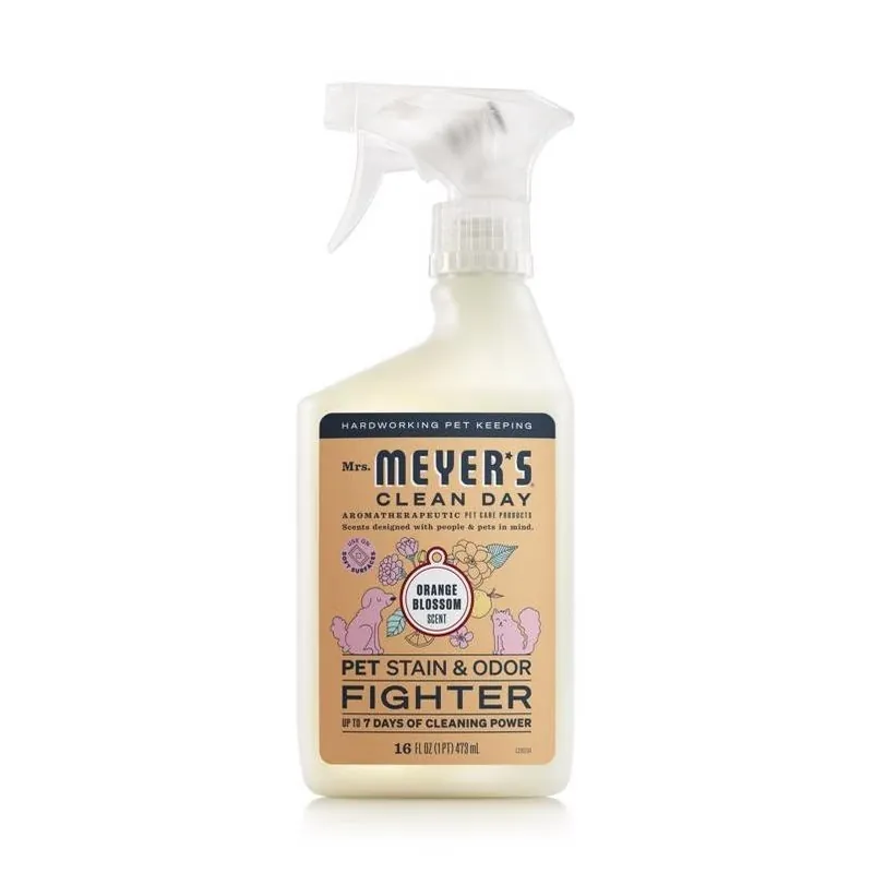 Mrs. Meyer‘s Clean Day Pet Odor & Stain Remover – 16 Oz Orange Blossom Spray