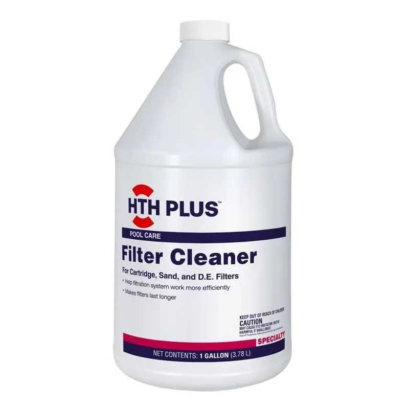 HTH Plus 1‑Gallon Pool Filter Cleaner – Powerful Cartridge & Sand Solution
