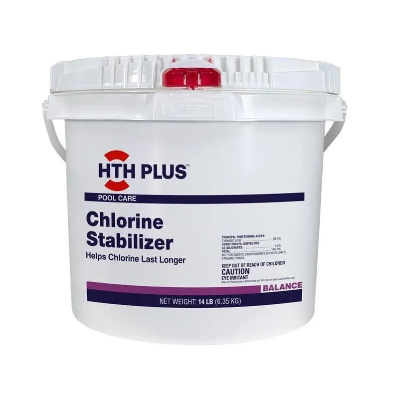 HTH PLUS 14‑lb Pool Chlorine Stabilizer – Long‑Lasting Water Protection