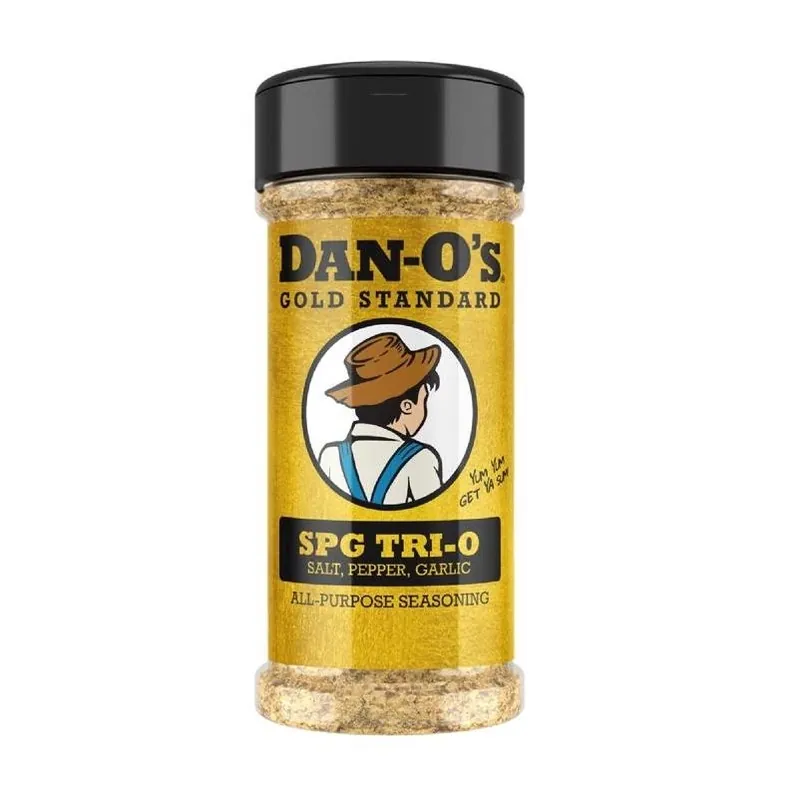 Dan-O‘s SPG TRI-O All-Purpose Seasoning Blend – 4.4 Oz Bottle