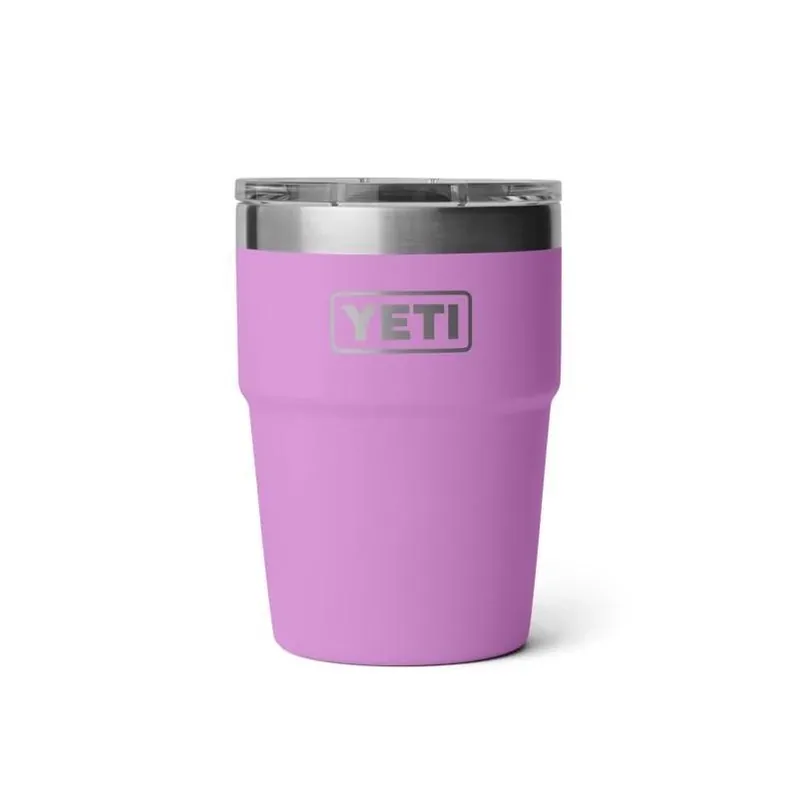 YETI Rambler 16‑oz Desert Bloom Insulated Tumbler With Magnetic Slider Lid – Stackable & BPA‑Free
