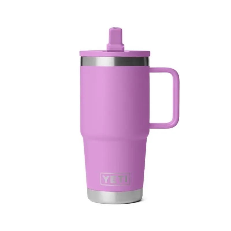 YETI Rambler 20‑oz Desert Bloom Stainless Steel Travel Straw Mug – BPA‑Free & Dishwasher Safe