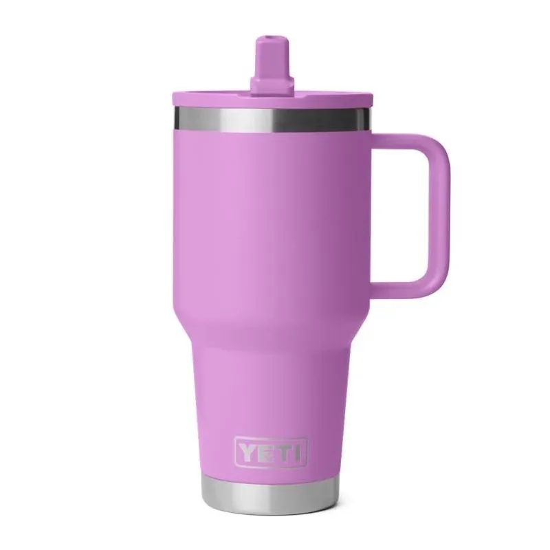 YETI Rambler 30‑oz Desert Bloom Stainless Steel Travel Mug With Straw – BPA‑Free & Dishwasher Safe