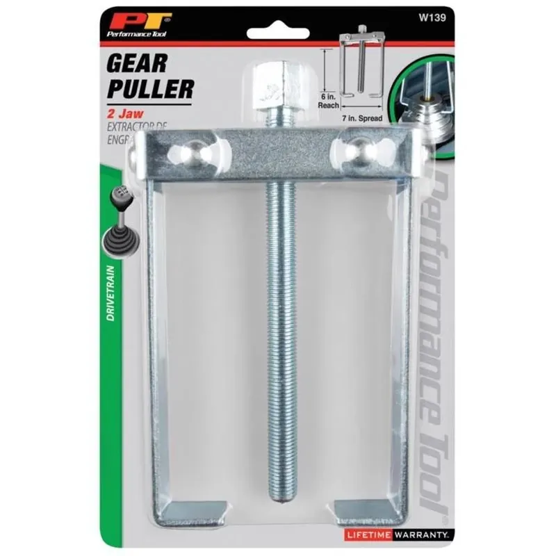 Wilmar Forged Alloy Steel Gear Puller – 6‑Inch Reach, 7‑Inch Spread
