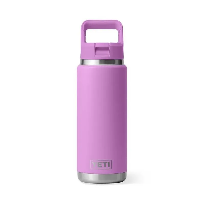 YETI Rambler 26 oz Desert Bloom Stainless Steel Bottle With Straw Cap – BPA‑Free & Dishwasher Safe