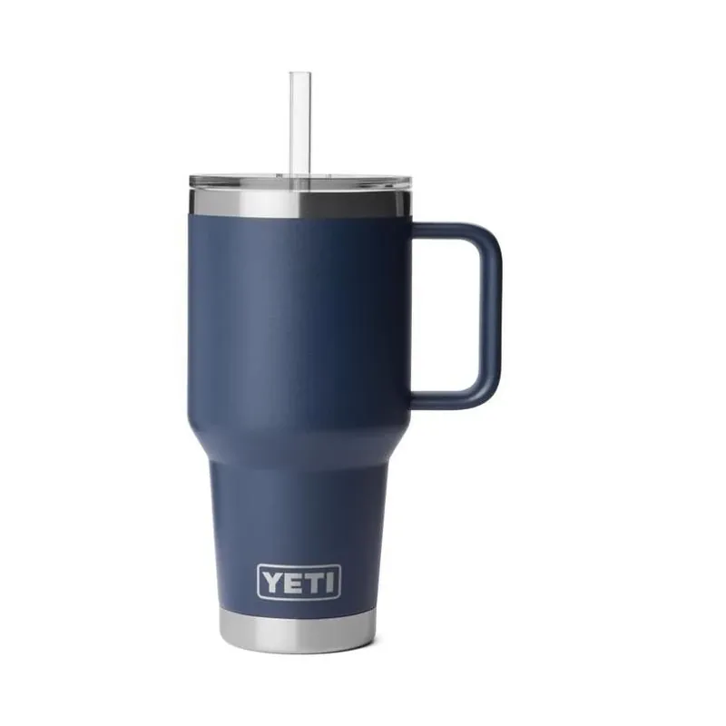 YETI Rambler 35 oz Navy Insulated Straw Mug – BPA‑Free 2.0 Design