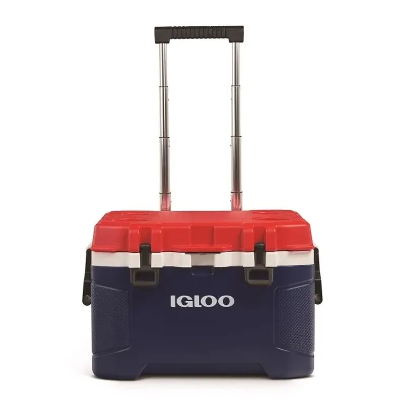 Igloo Trailmate 52‑Quart Roller Cooler – Americana Style, Rugged & Portable
