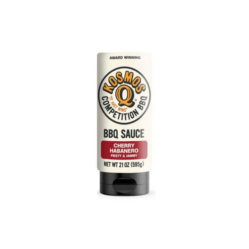 Kosmos Q Cherry Habanero BBQ Sauce – 21 oz Gourmet Sweet‑Heat Glaze