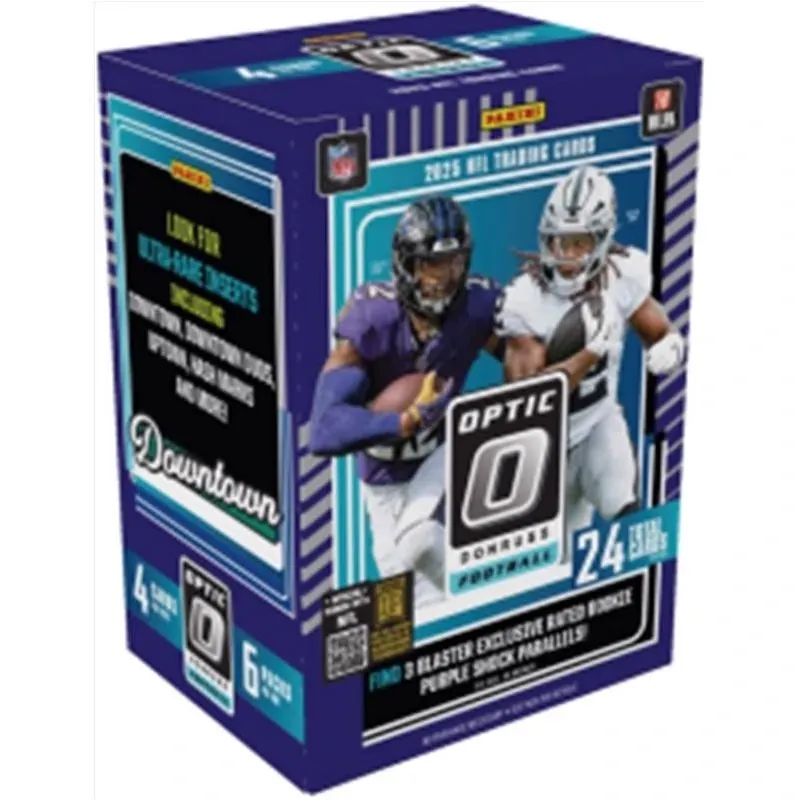 Panini 2025 Donruss Optic Football Blaster Box – Premium Trading Cards