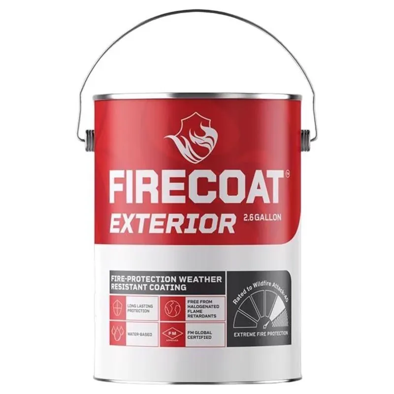 Firecoat Gray Low Sheen Water-Based Primer – 2.6‑gal Outdoor Sealant