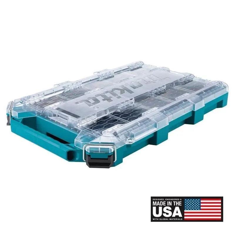 Makita Teal Deep Organizer – 15.25" X 3.35" X 23.48" Medium Storage Unit