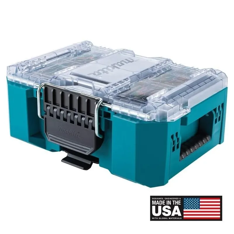 Makita Teal Deep Organizer – Stackable Tool Storage Bin