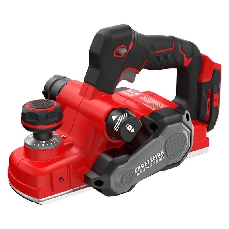 Craftsman V20 Brushless RP 3‑1/4" Cordless Planer – 15,000 RPM, 5/64" Cut, Dust Extraction