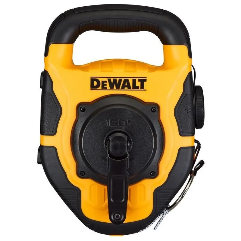DeWalt 150‑Foot Braided Chalk Line Reel – Heavy‑Duty Large Capacity
