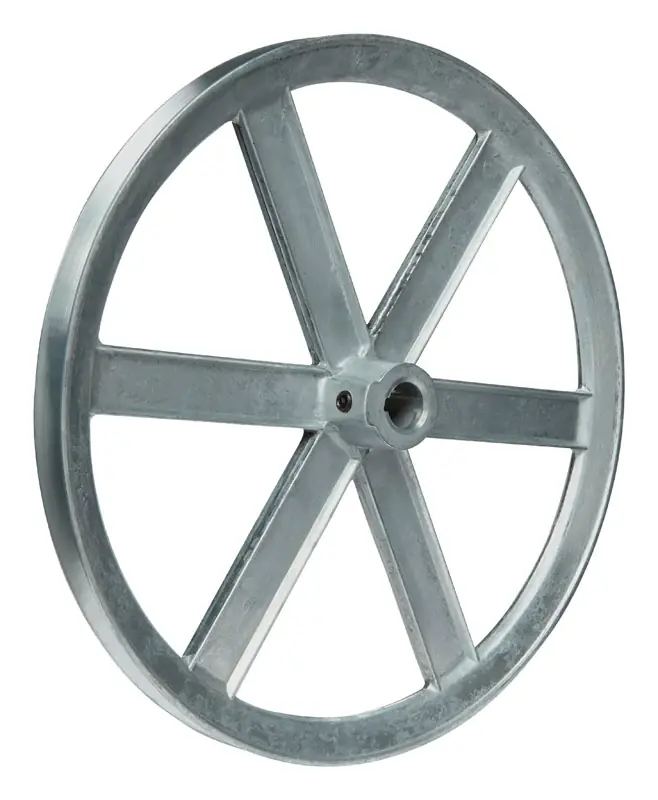 Chicago Die Cast 10 In. Diameter Zinc Single V Grooved Pulley Model 1000a6