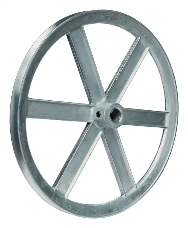 Chicago Die Cast 10 Inch Zinc Single V Grooved Pulley Model 1000a7