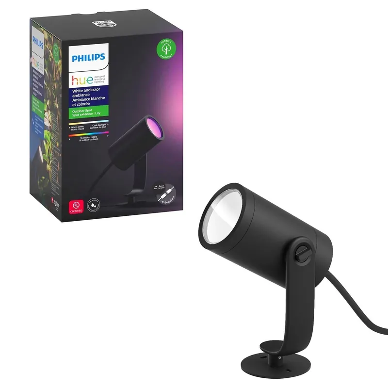 Philips Hue Lily Matte Low Voltage 8 W Led Spotlight Extension