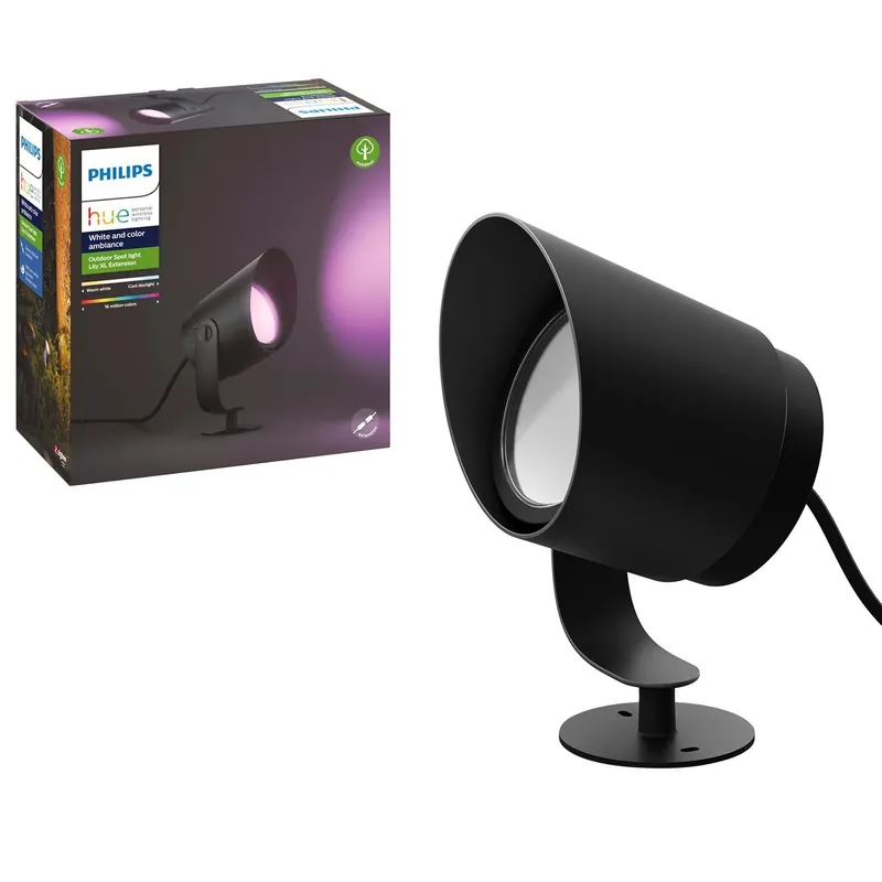 Philips Hue Matte Low Voltage 15 Watt Led Spotlight With Removable Hood