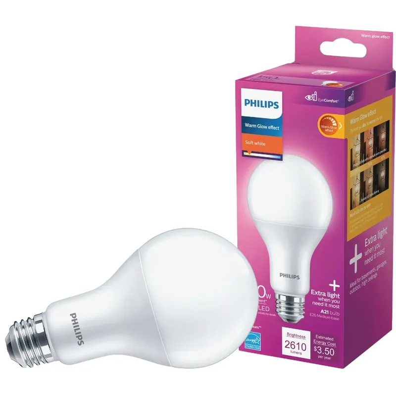 150w Equivalent Soft White A21 Medium Dimmable Led Light Bulb