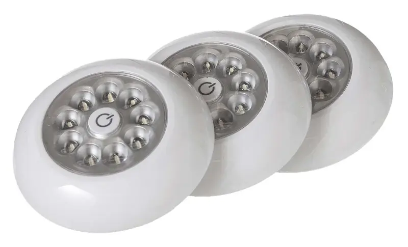 Fulcrum Light It! Switch Battery Powered LED White Stair Light