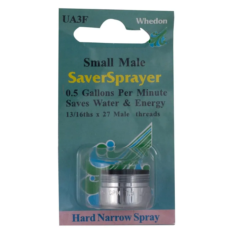 Whedon Saversprayer 13/16 In. Male Thread Chrome Faucet Aerator 0.5 Gpm