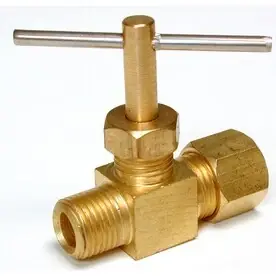 Evaporative Cooler Straight Needle Valve, 1/4 X 1/8-In.