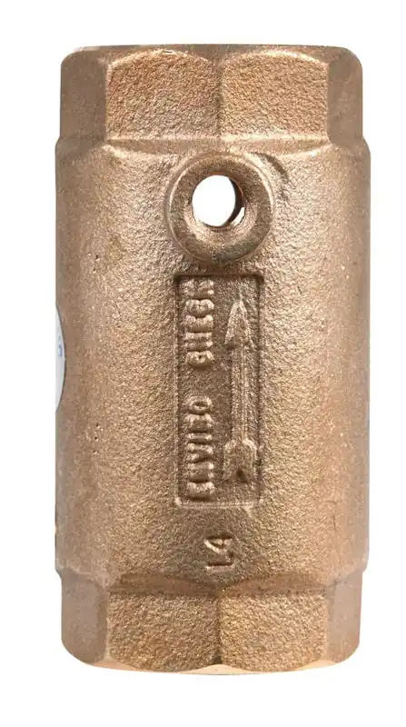 Campbell Flomatic 1¼‑in Red Brass Spring‑Loaded Check Valve – FNPT Connection