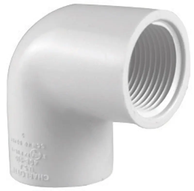 Charlotte Pipe Schedule 40 1-1/4 In. FPT X 1-1/4 In. D FPT PVC Elbow 1 Pk