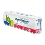 Certainteed 16 In. W X 48 In. L X 10 In. R-30 Kraft Faced Fiberglass Insulation Batt 58.67 Sq Ft