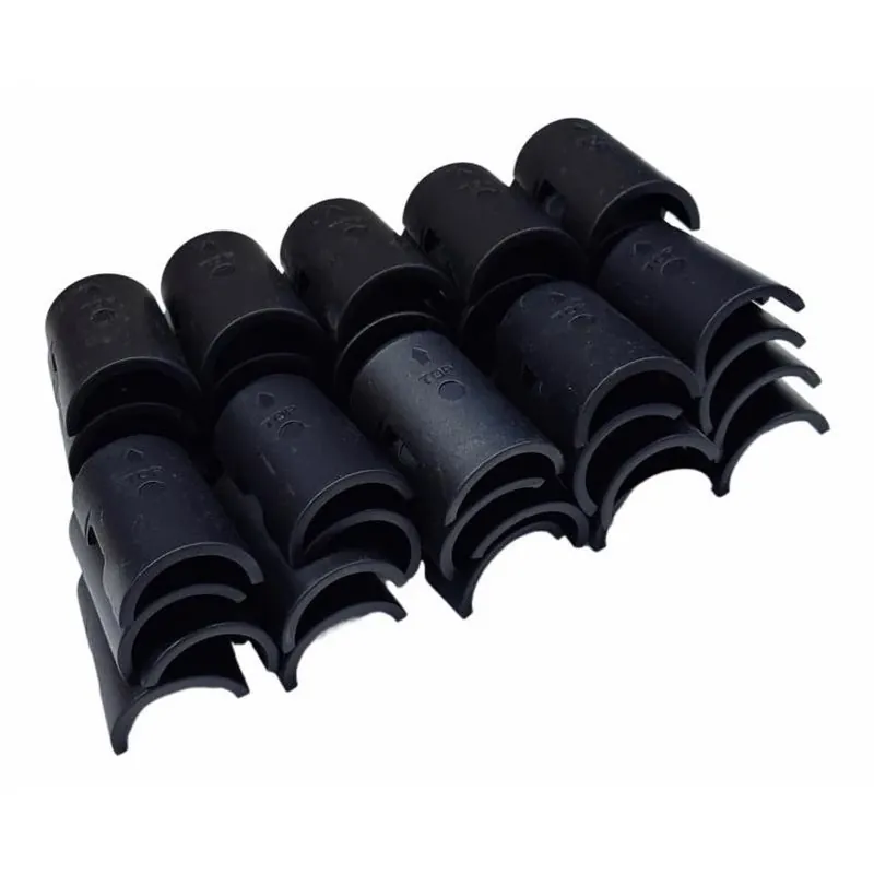 ATC Plastic Shelf Sleeve Set – 20 Pack, 2" H X 1" W X 1" D
