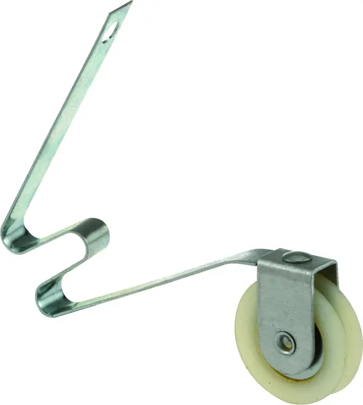 Prime-Line 1 In. D X 1/4 In. L Nylon/Steel Spring Tension Roller Assembly 2 Pk