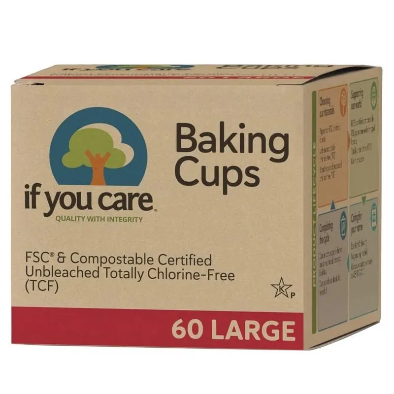 If You Care Brown Paper Baking Cups