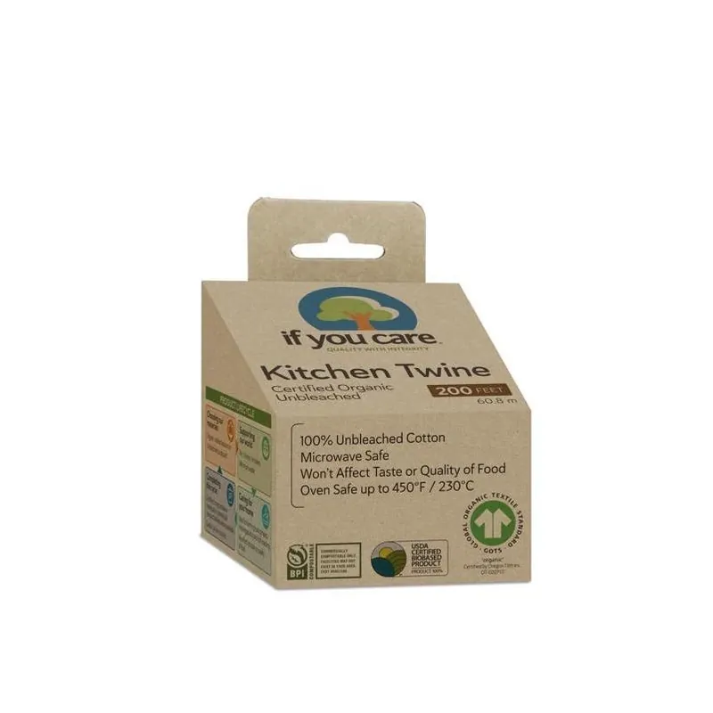 White Cotton Kitchen Twine – 3.7″ X 2.65″ Heat‑Resistant, Dishwasher‑Safe Twine By If You Care