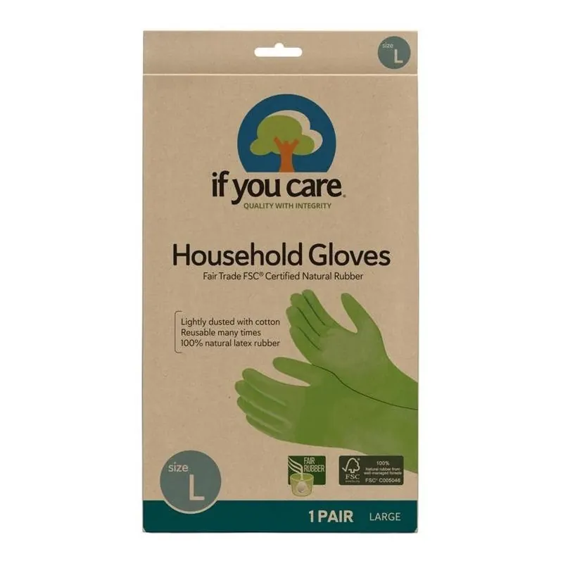Eco‑Friendly Green Large Latex Cleaning Gloves – Durable & Dishwasher Safe