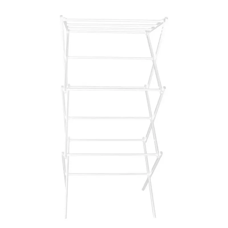 Core Home Collapsible Plastic Laundry Drying Rack – 20" W X 21" D X 3" H