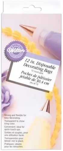 Wilton Plastic Piping Bags 12 Ct
