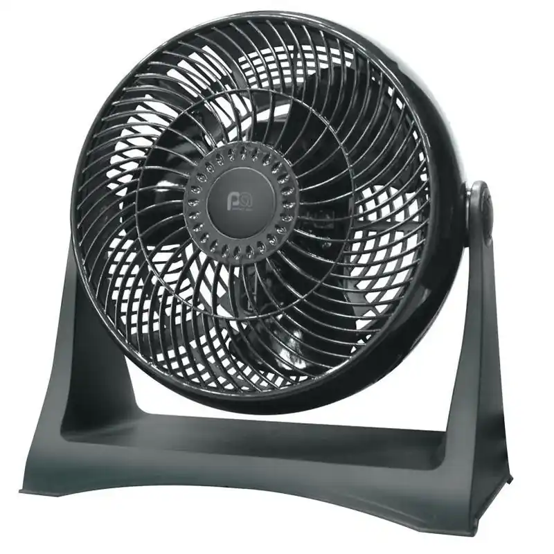 Perfect Aire 11.25" High‑Velocity Turbo Floor & Table Fan – Black