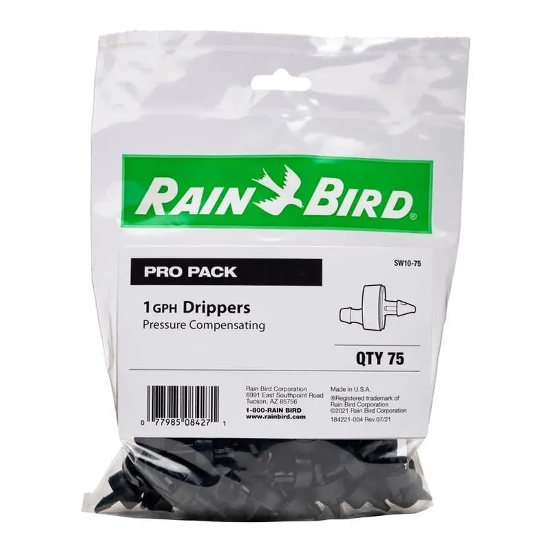 Rain Bird 1 GPH Spot Drip Irrigation Emitter – Single Bagged Unit