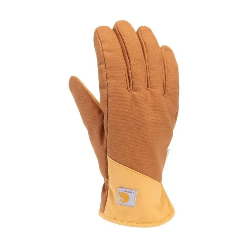Carhartt Rugged Flex Synthetic Leather Insulated Work Gloves – Large, Brown