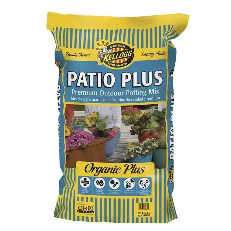 Patio Plus Outdoor Potting Soil, Organic, 1.5-Cu. Ft.